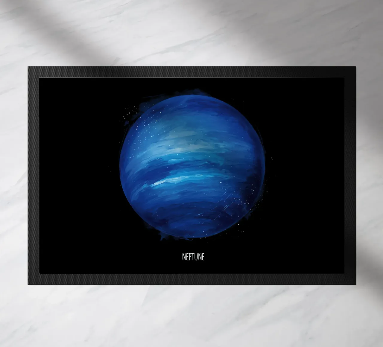 Neptune Planet Artwork – Cosmic Space Illustration zerbino da BadrBrand