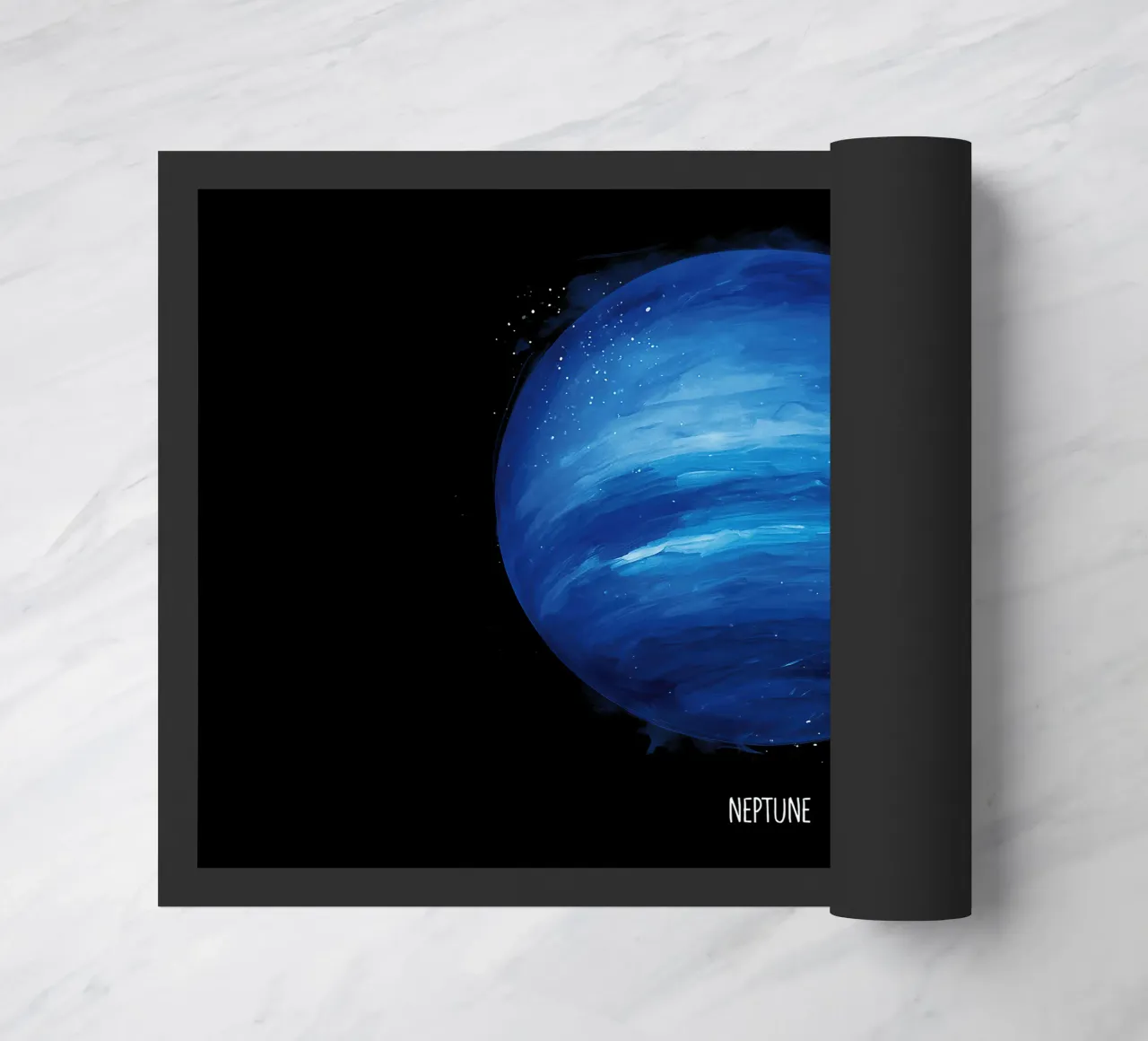 Neptune Planet Artwork – Cosmic Space Illustration zerbino da BadrBrand