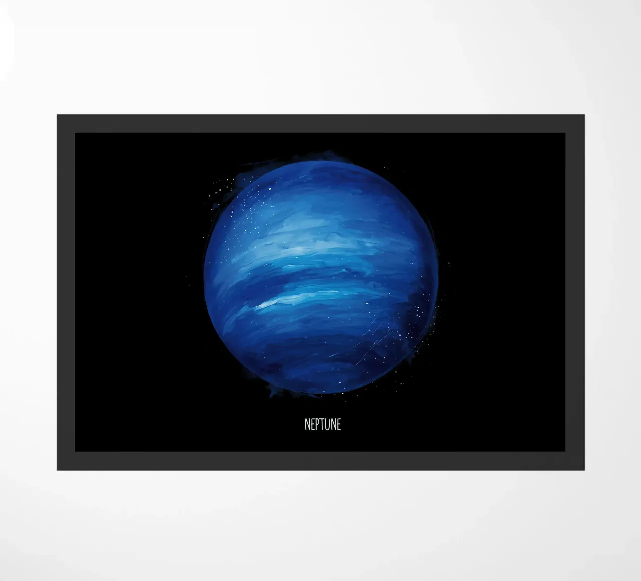 Neptune Planet Artwork – Cosmic Space Illustration zerbino da BadrBrand