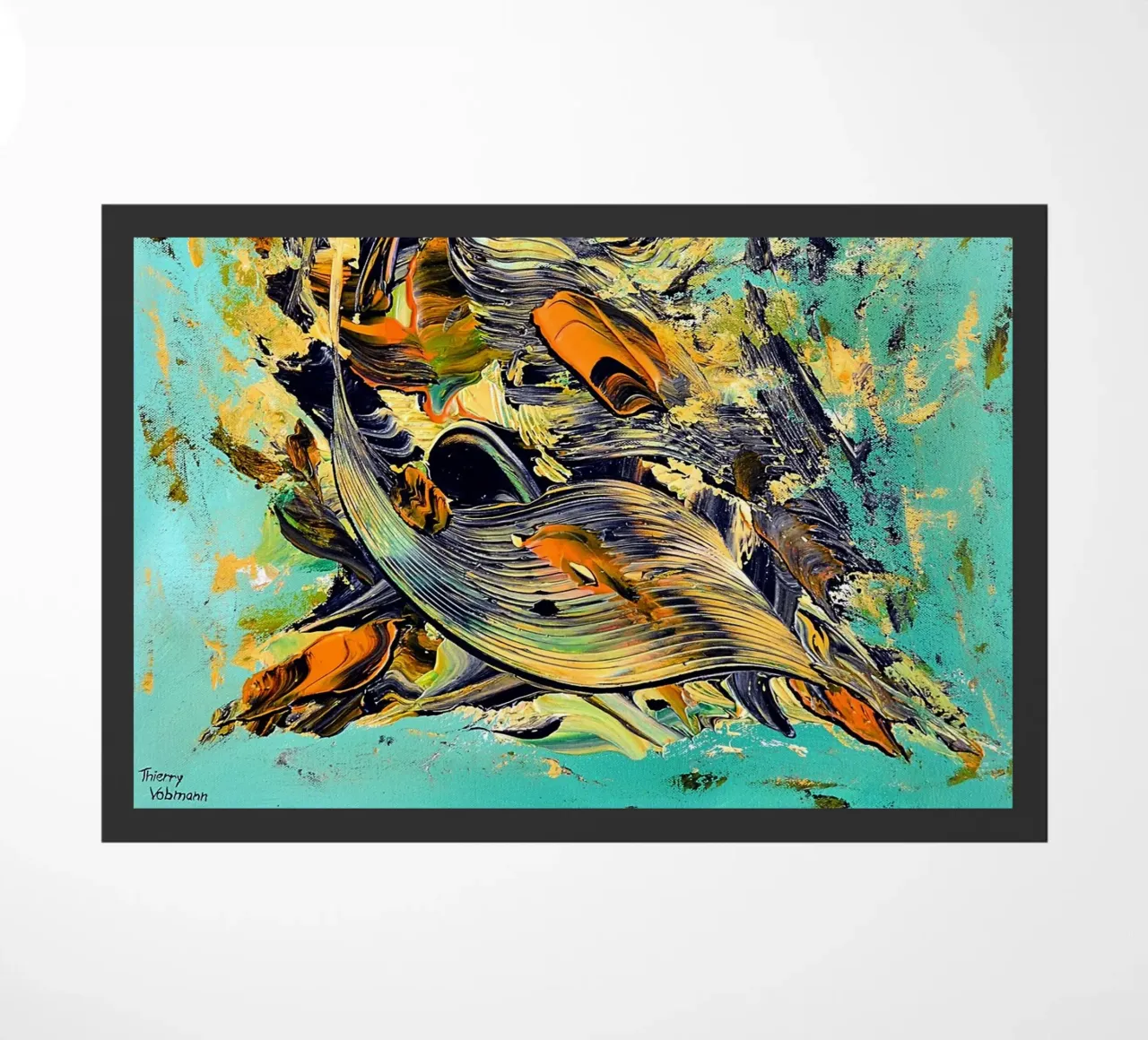TEMPO DI RACCOLTA. zerbino da Thierry Vobmann Abstract painting