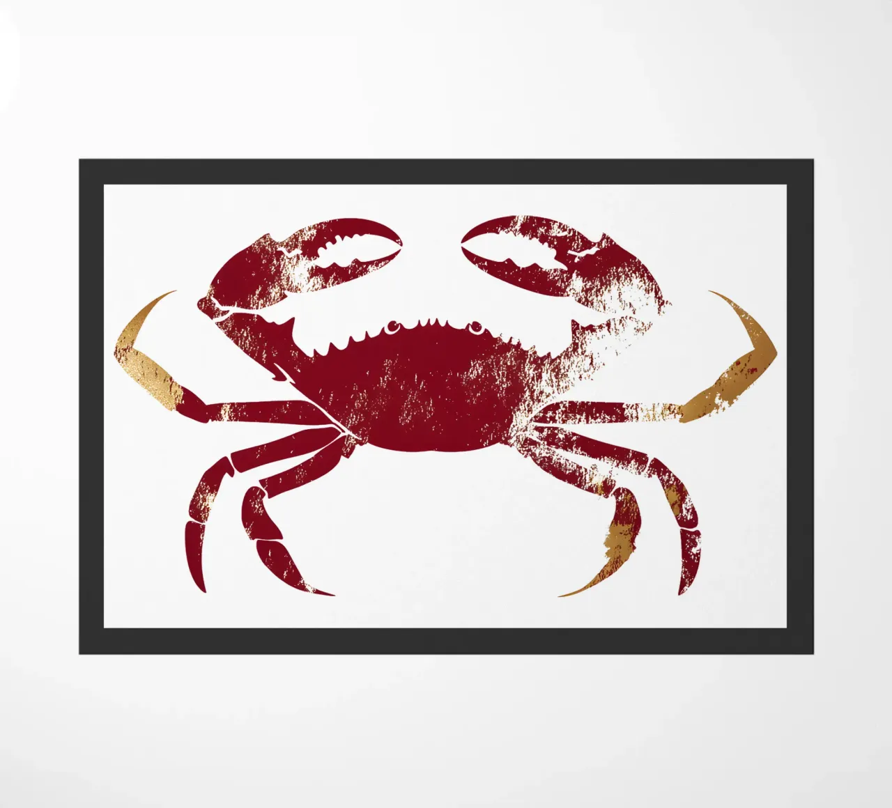 Die Krabbe Fußmatte von M-Ulrich-Digital Art