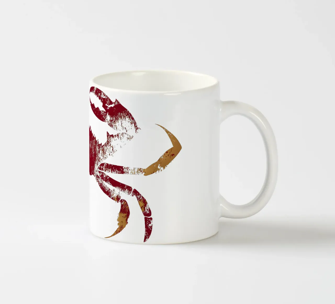 Il granchio tazza in ceramica da M-Ulrich-Digital Art