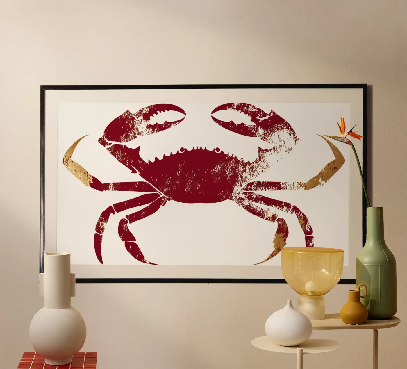 Il granchio poster da M-Ulrich-Digital Art