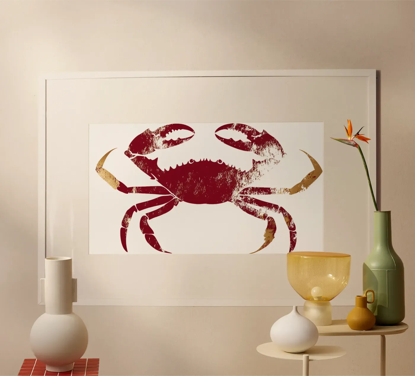 Il granchio poster da M-Ulrich-Digital Art