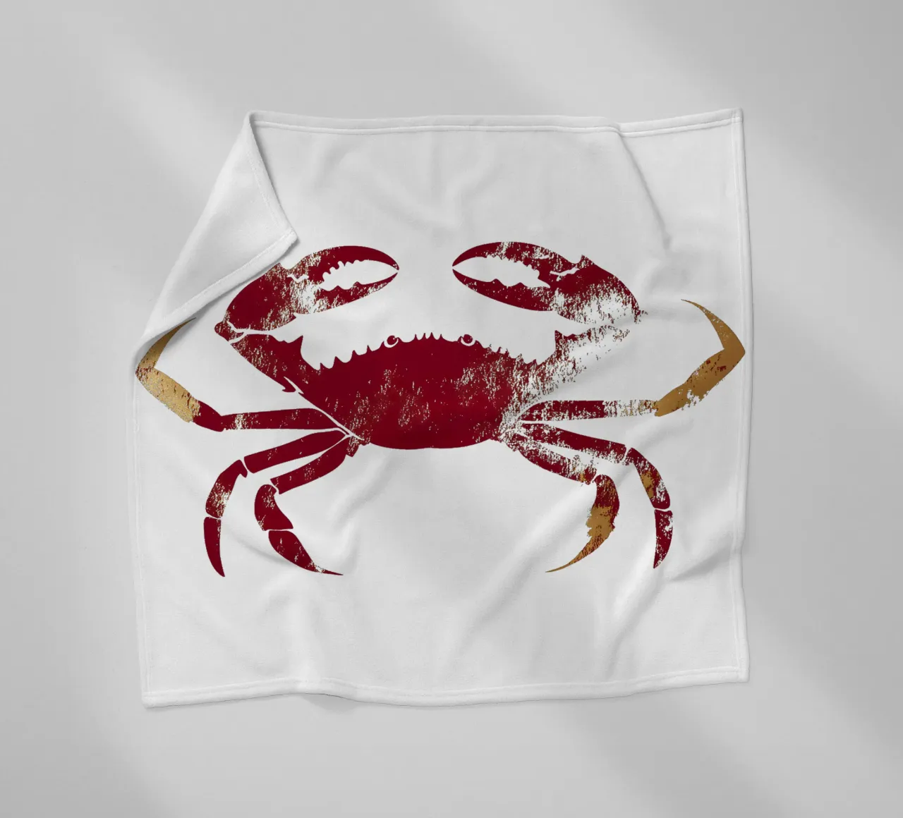 Die Krabbe Fleecedecke von M-Ulrich-Digital Art