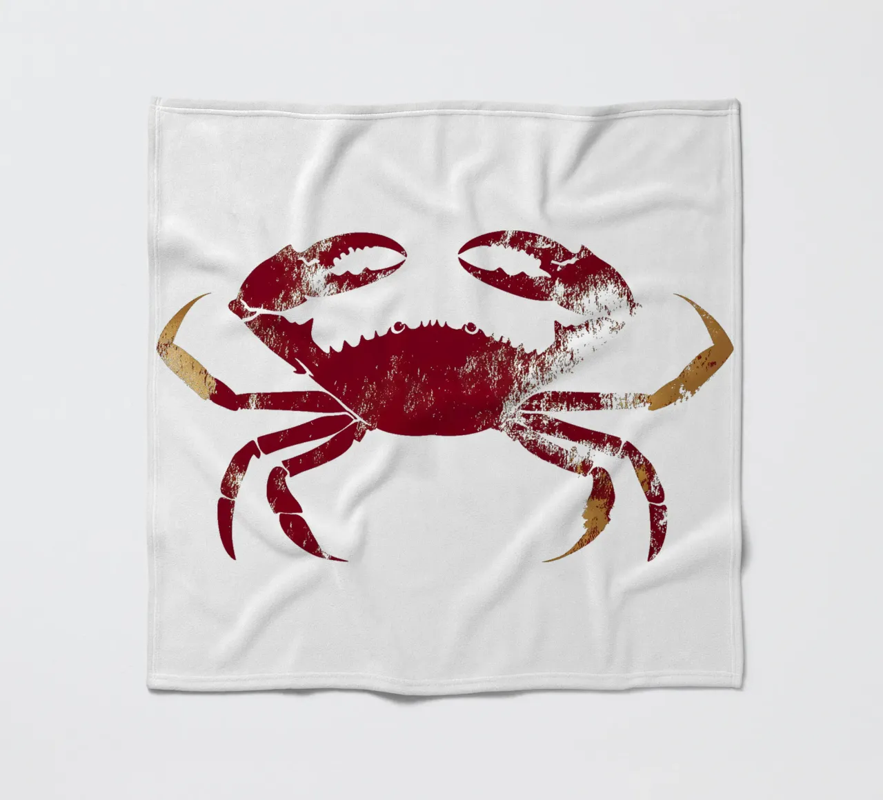 Die Krabbe Fleecedecke von M-Ulrich-Digital Art