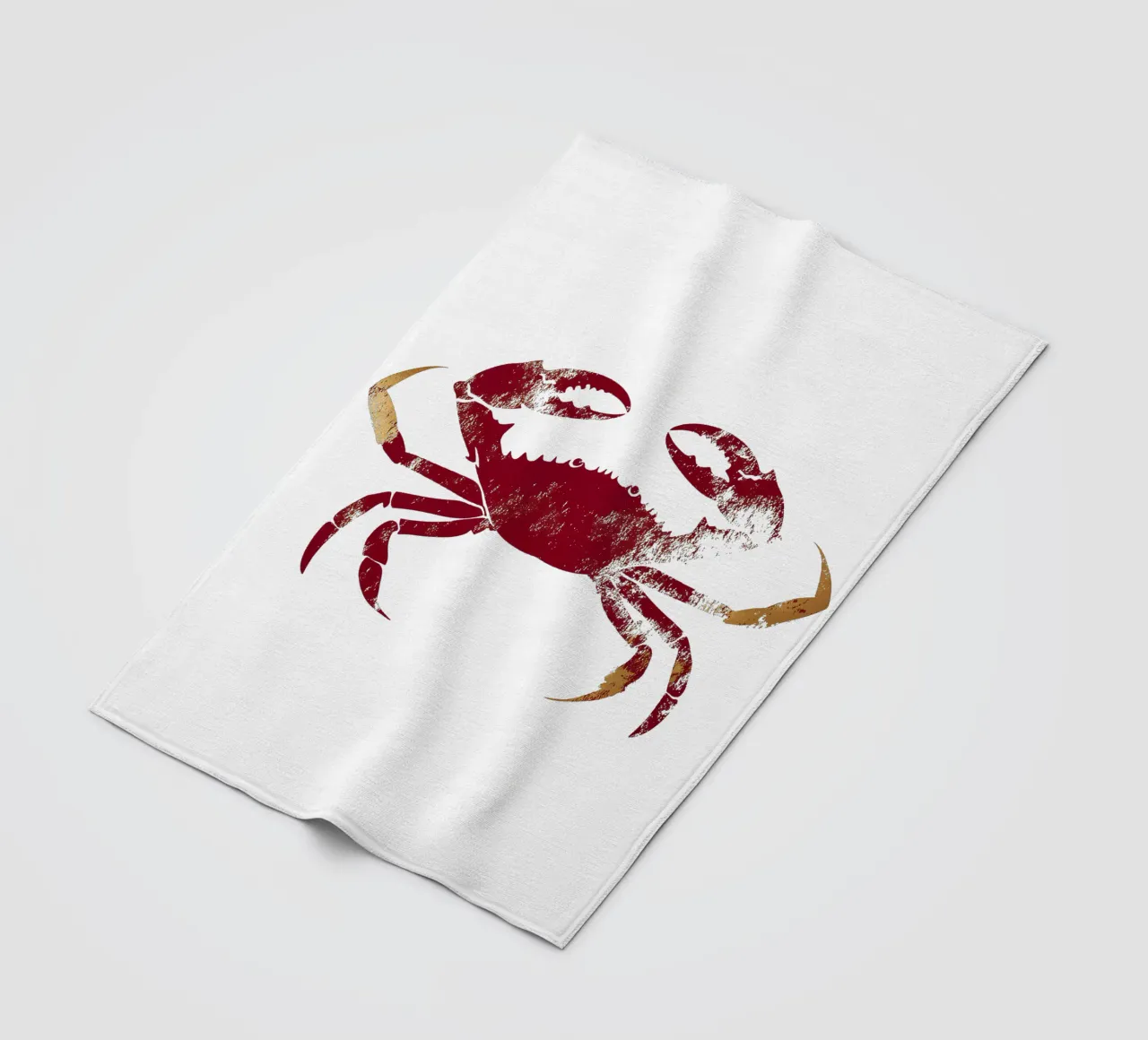 Die Krabbe Fleecedecke von M-Ulrich-Digital Art