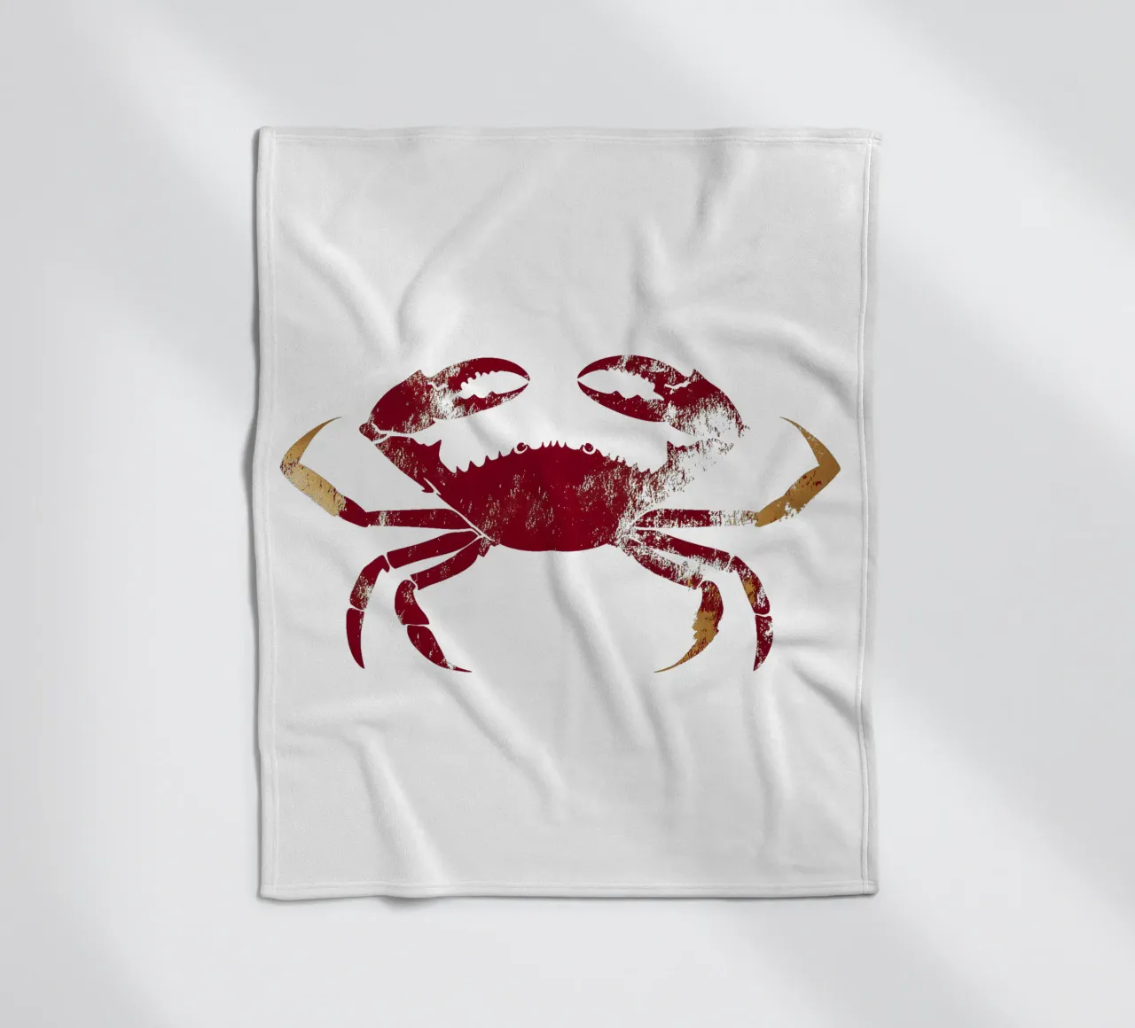 Die Krabbe Fleecedecke von M-Ulrich-Digital Art