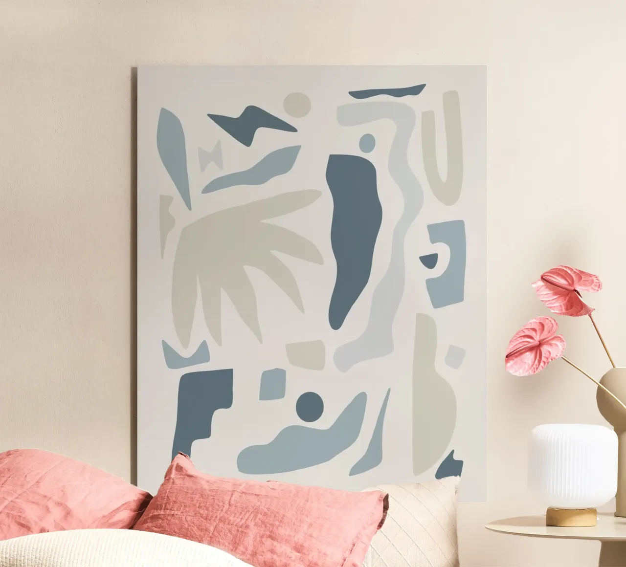 Découpe bleu mat alu dibond de Little Dean