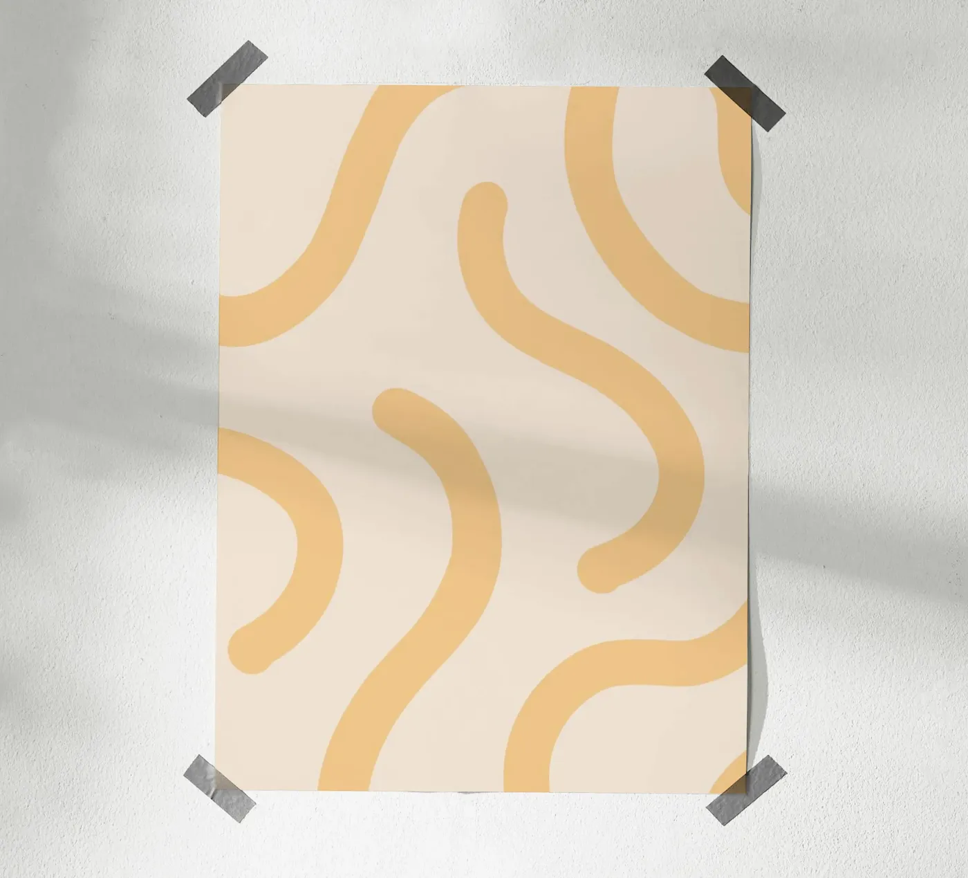 My notes yellow Poster von Your notes