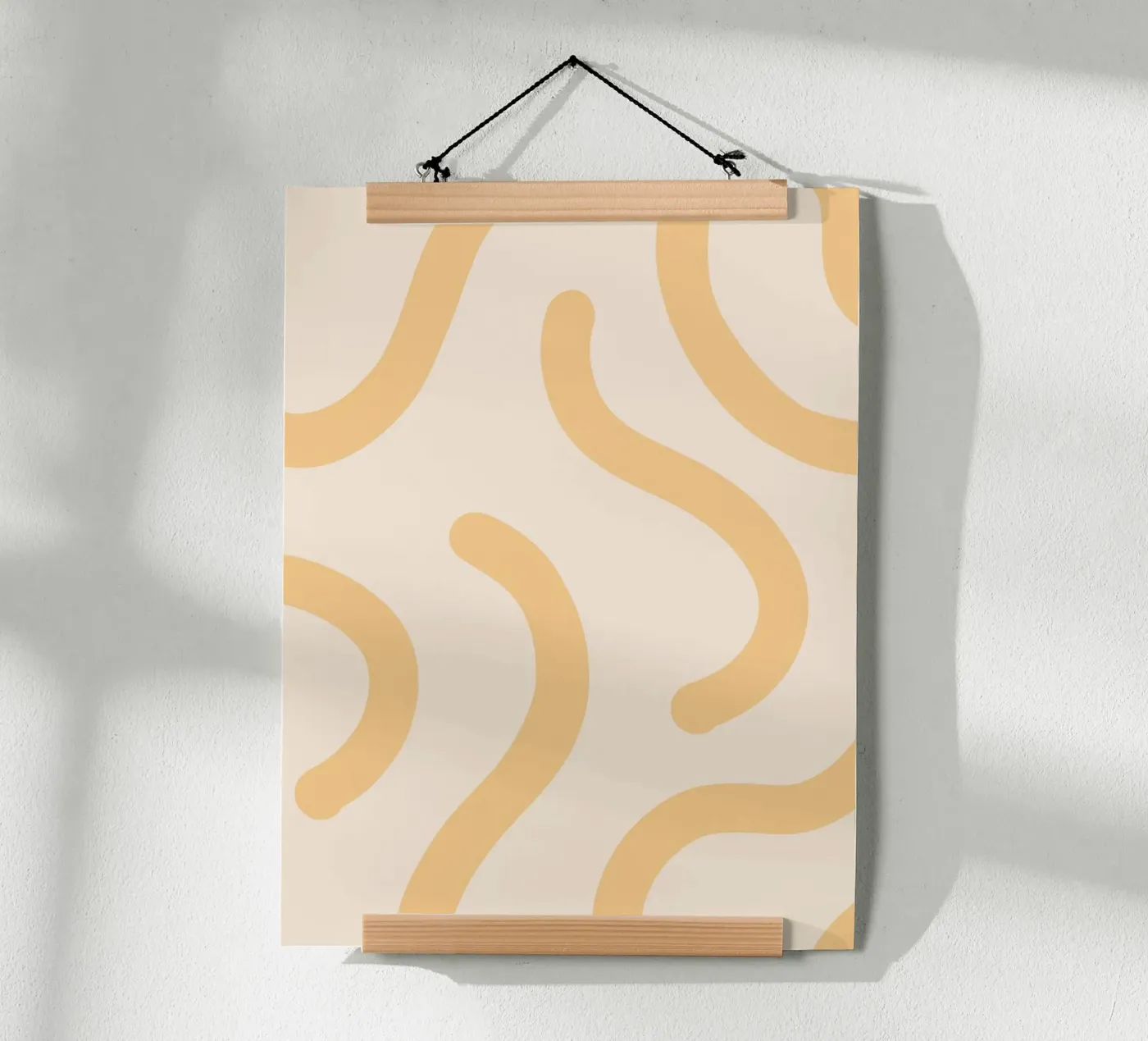 My notes yellow Poster von Your notes