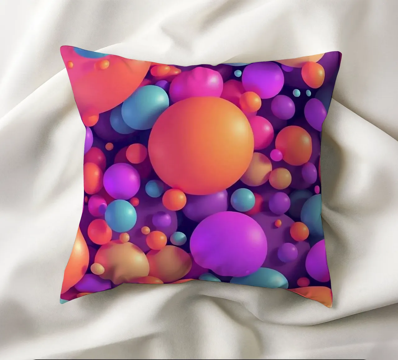 Palline colorate cuscino da BenCoStyle
