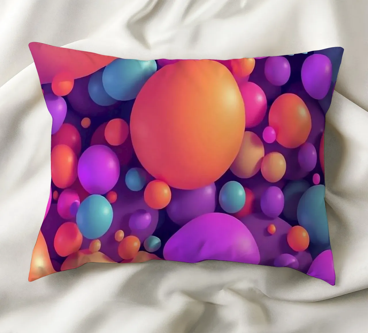 Palline colorate cuscino da BenCoStyle
