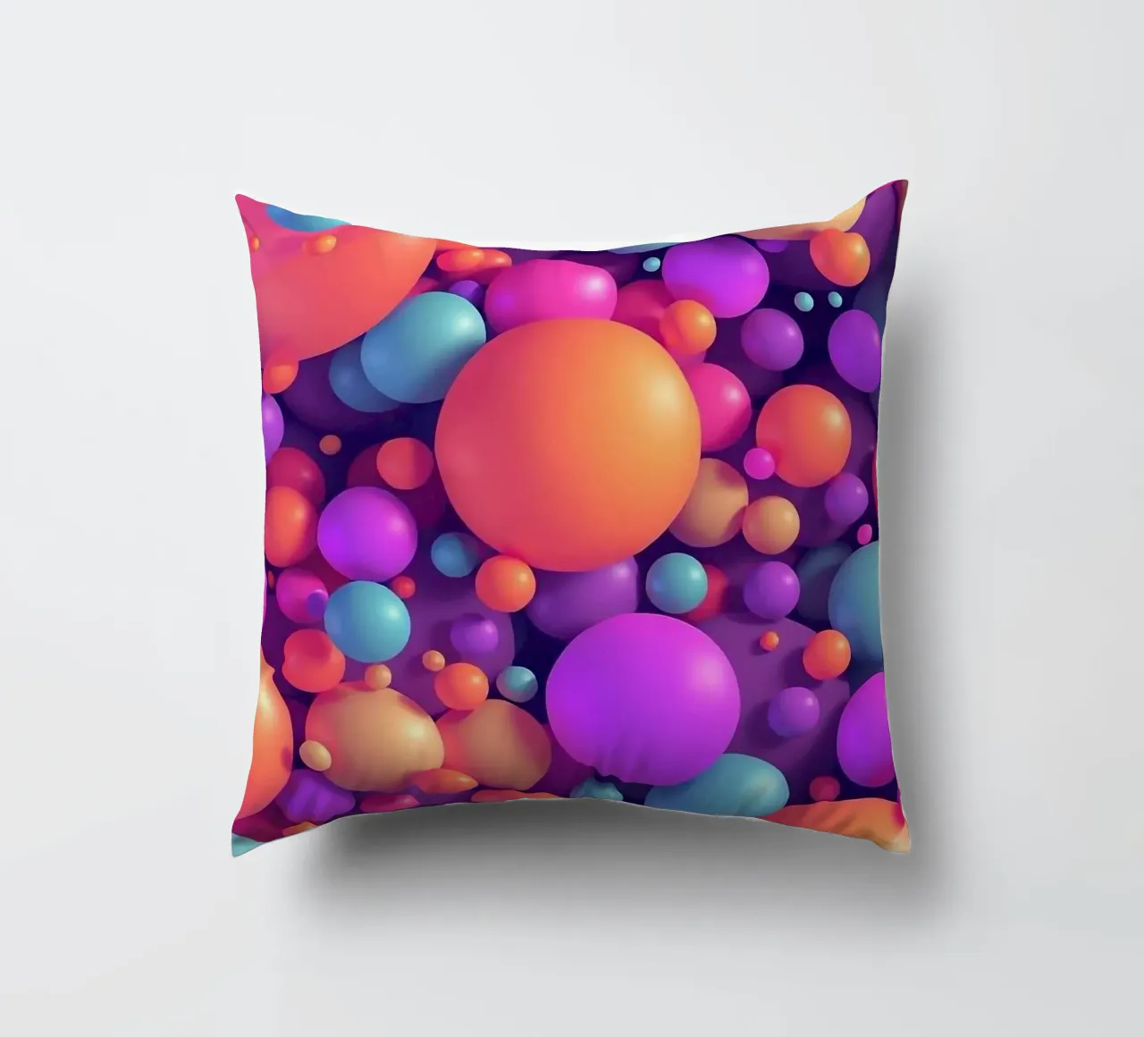 Palline colorate cuscino da BenCoStyle