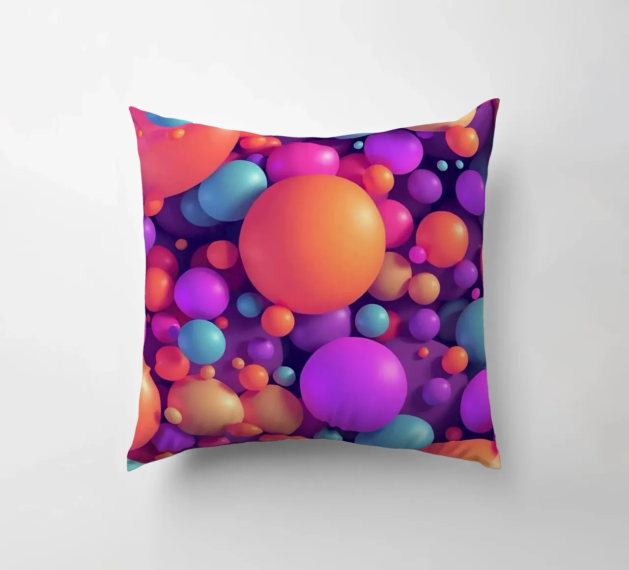 Palline colorate cuscino da BenCoStyle