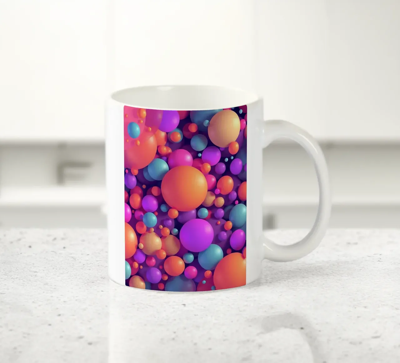 Palline colorate tazza in ceramica da BenCoStyle