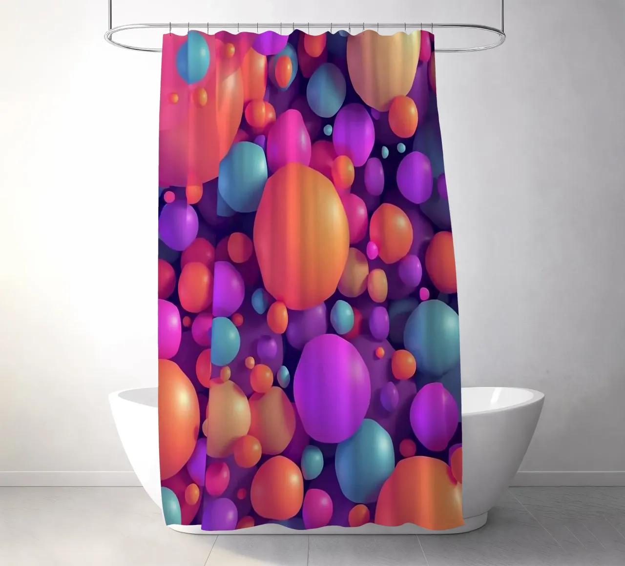 Palline colorate tenda da doccia da BenCoStyle