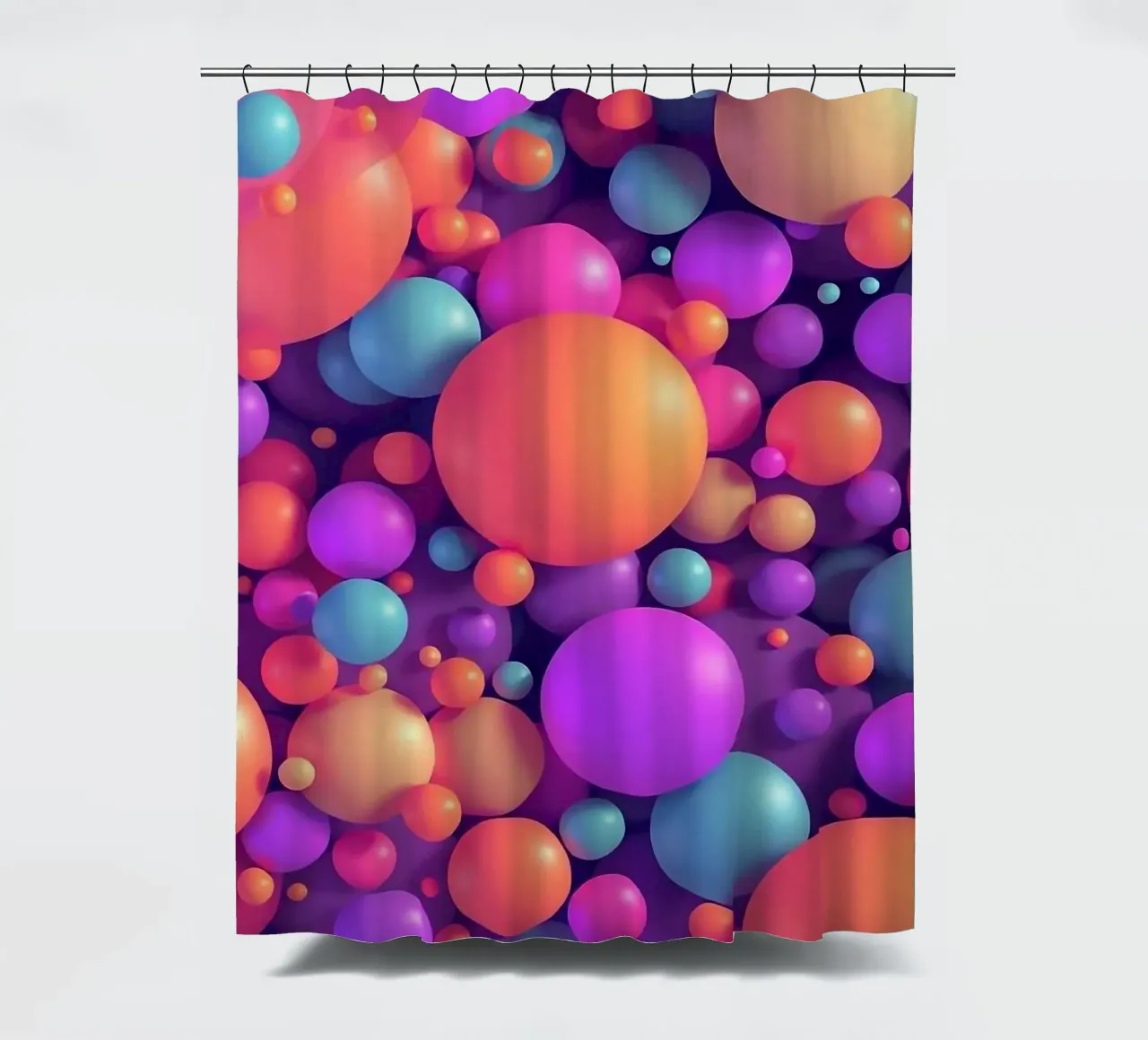 Palline colorate tenda da doccia da BenCoStyle