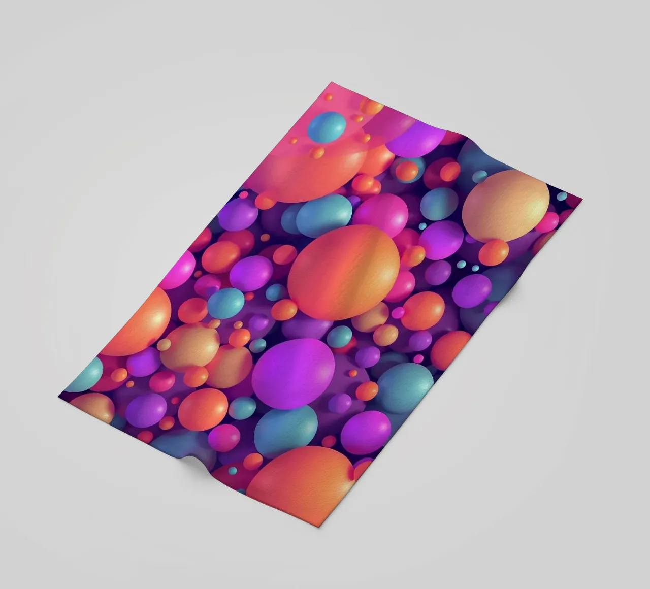 Palline colorate telo mare da BenCoStyle