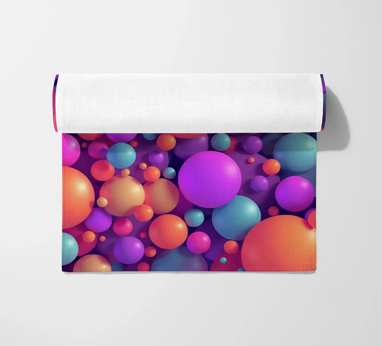 Palline colorate telo mare da BenCoStyle