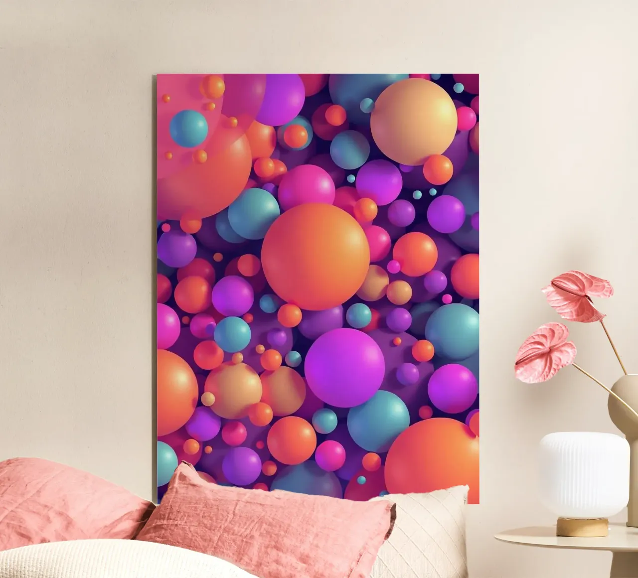 Palline colorate alluminio dibond da BenCoStyle