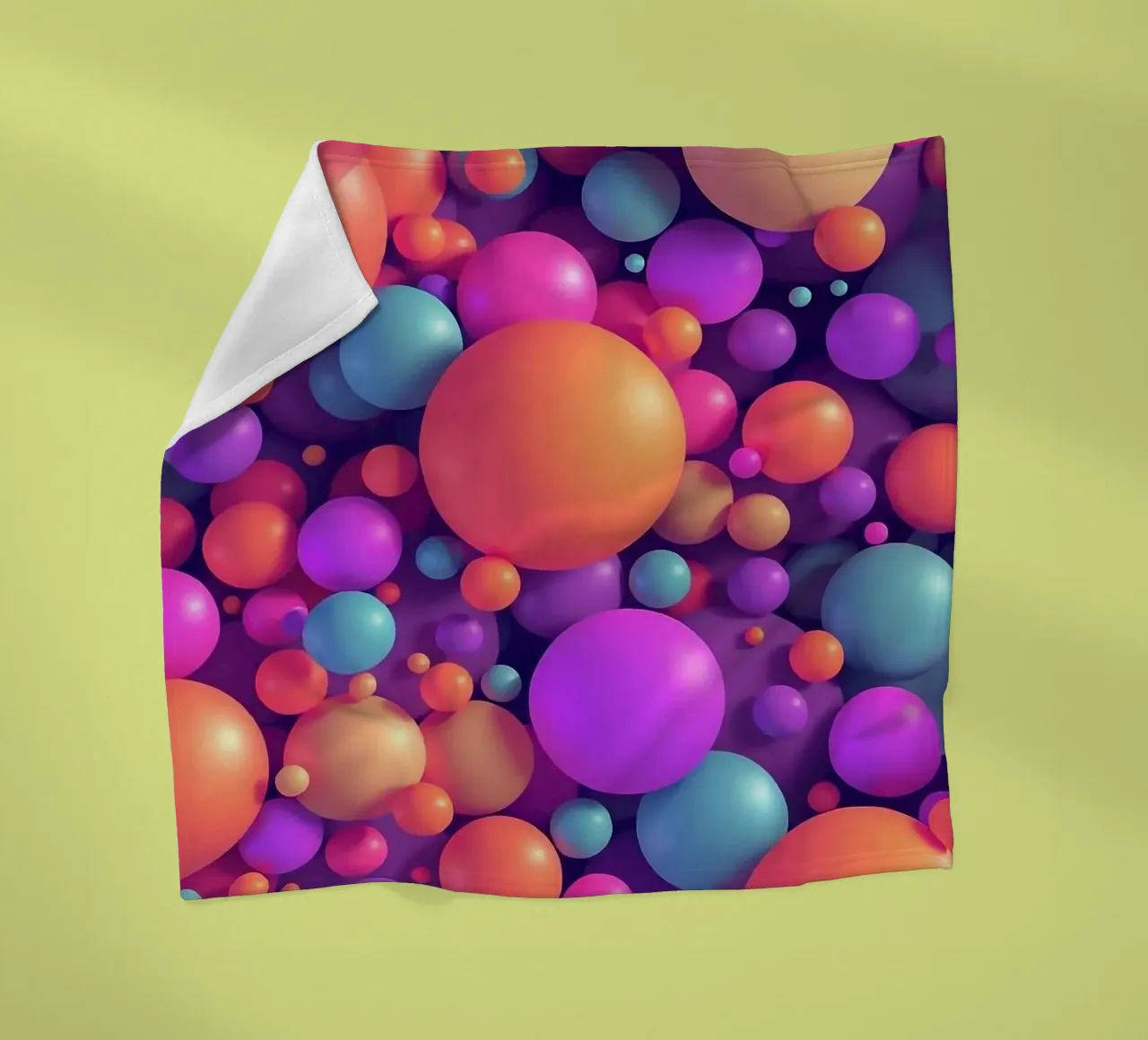 Palline colorate coperta in pile da BenCoStyle