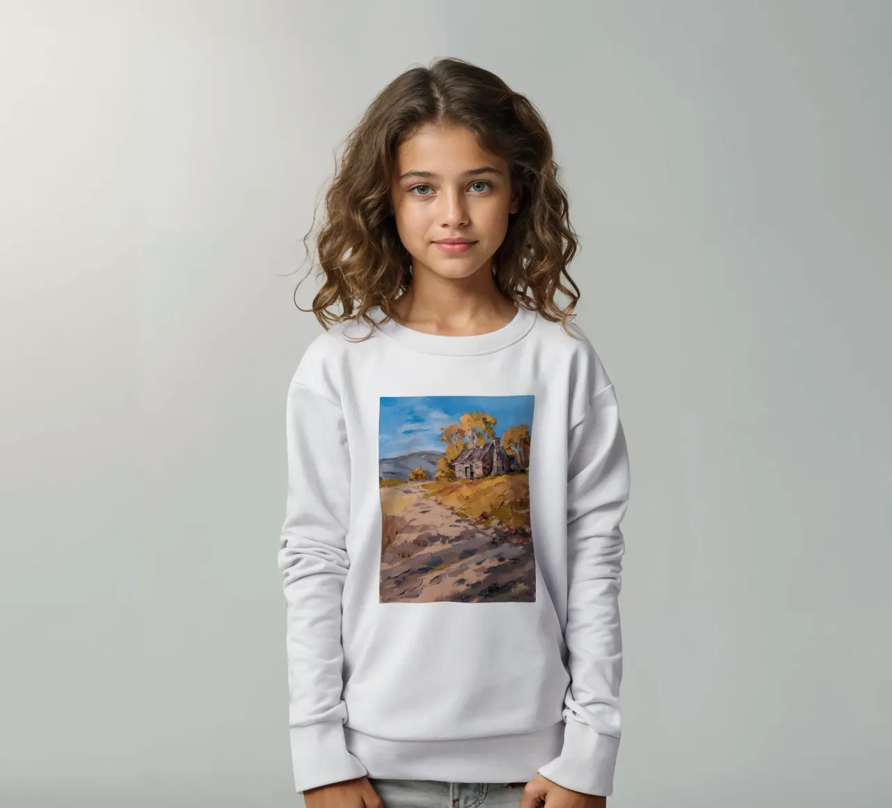 Sentiero rustico di campagna felpa bambino da Angkasa Mist