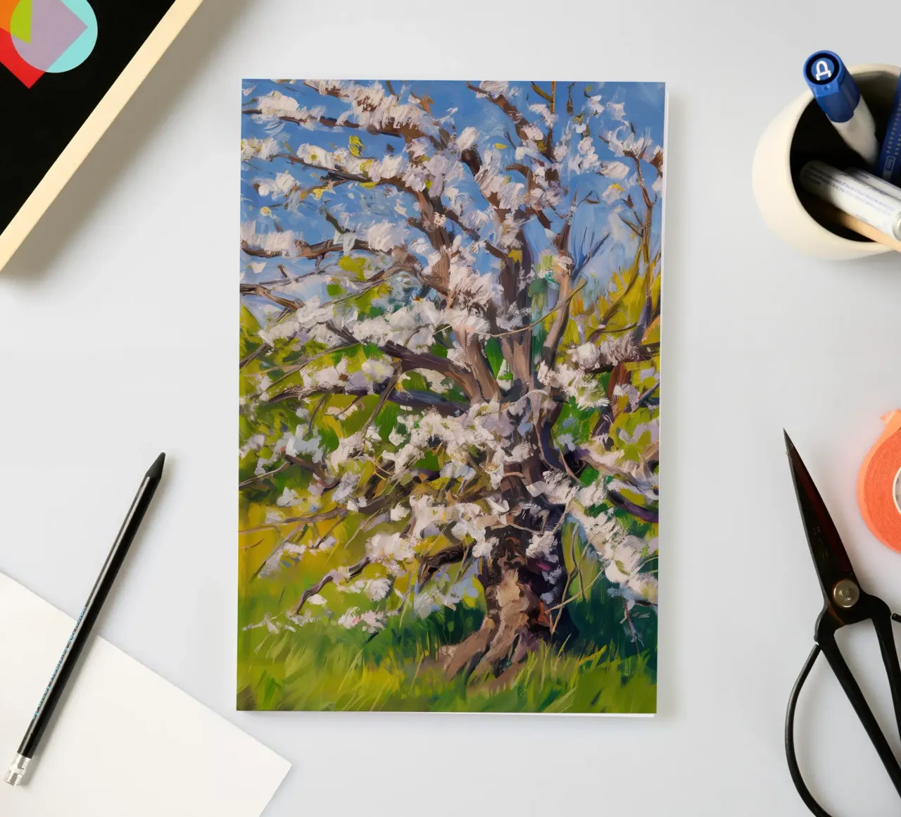 Pearlescent Spring Bloom notebook by Angkasa Mist