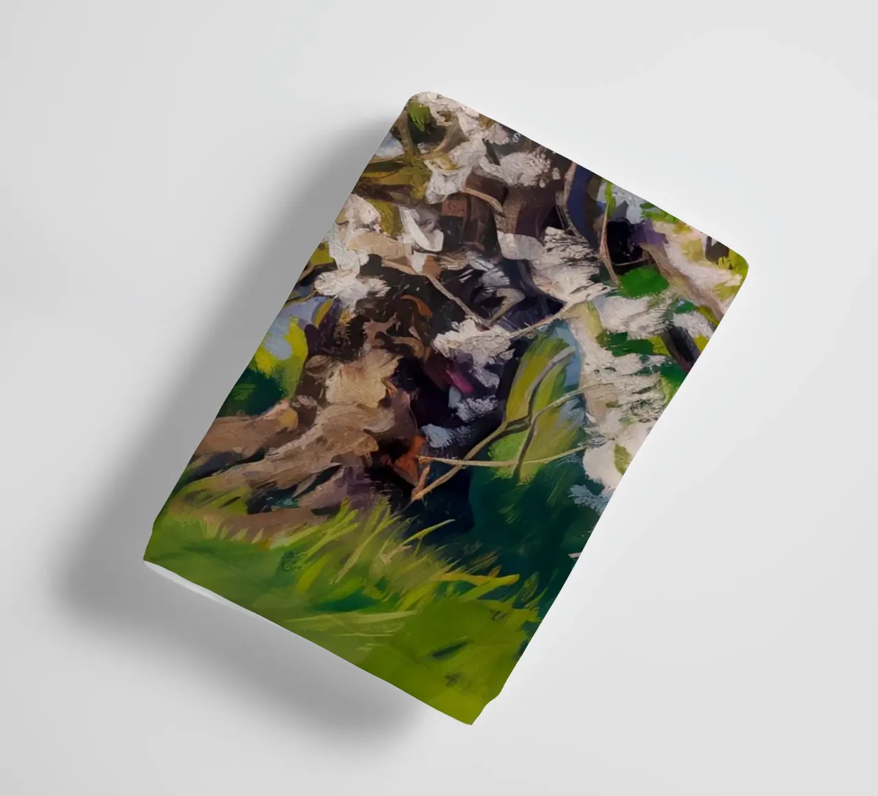 Pearlescent Spring Bloom towel by Angkasa Mist