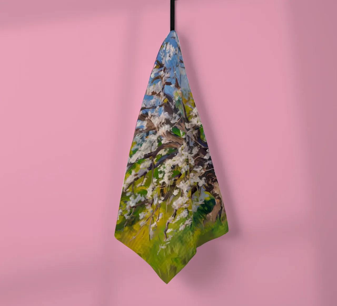 Fiore perlato di primavera canovaccio da cucina da Angkasa Mist