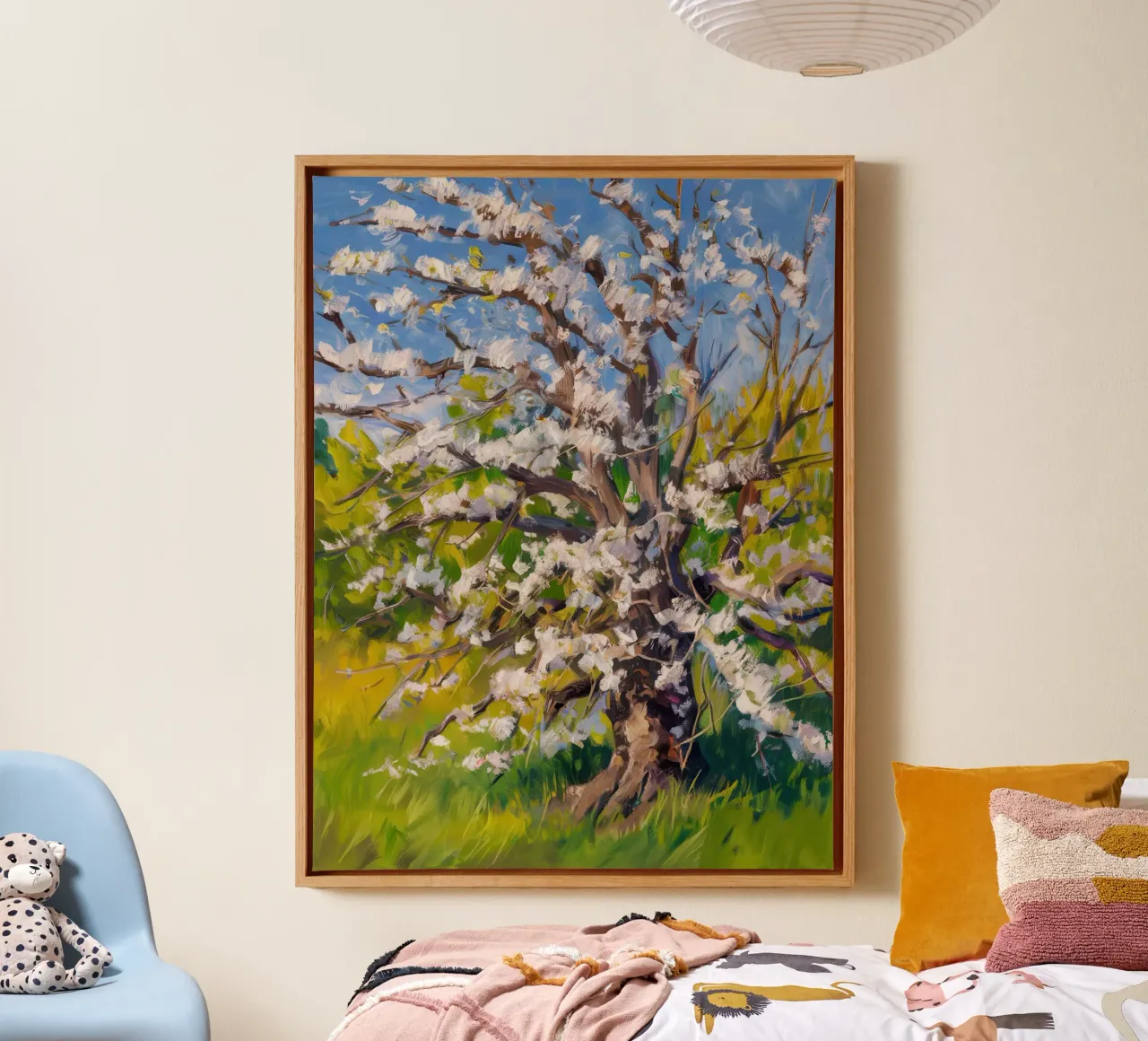 Pearlescent Spring Bloom canvas by Angkasa Mist