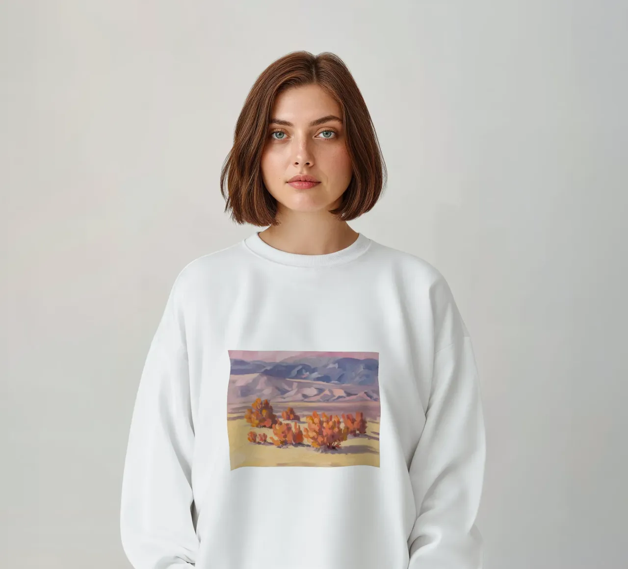 Vue brumeuse du désert sweat de Angkasa Mist