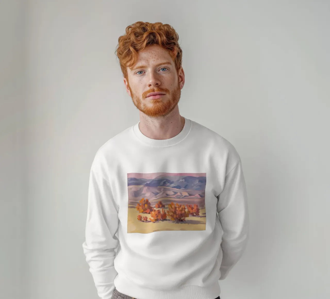 Vue brumeuse du désert sweat de Angkasa Mist