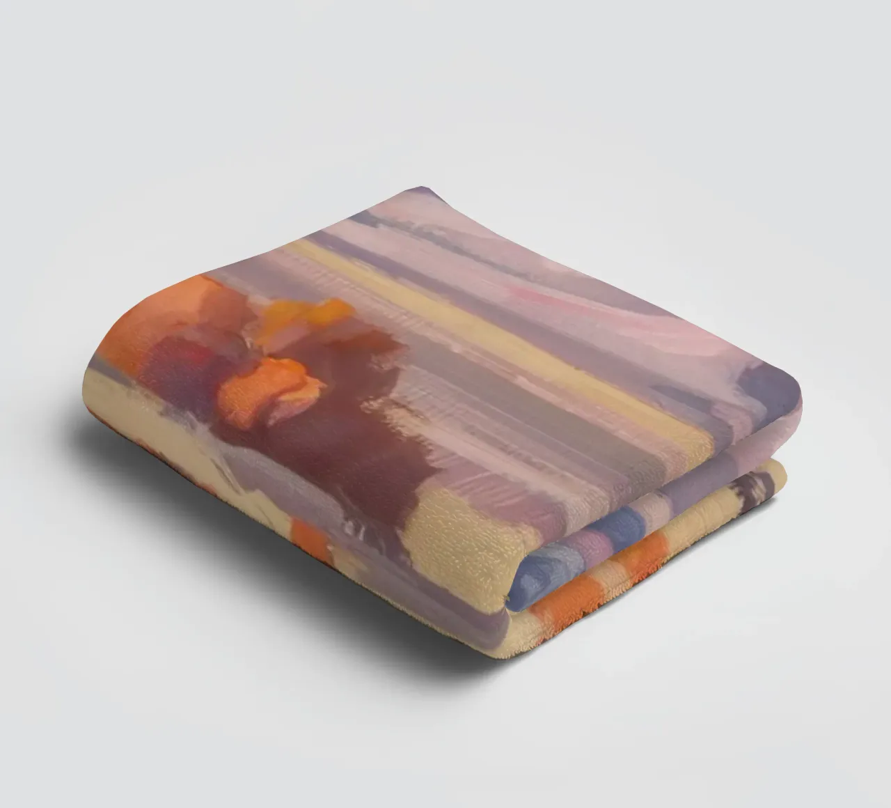 Vue brumeuse du désert serviette de bain de Angkasa Mist