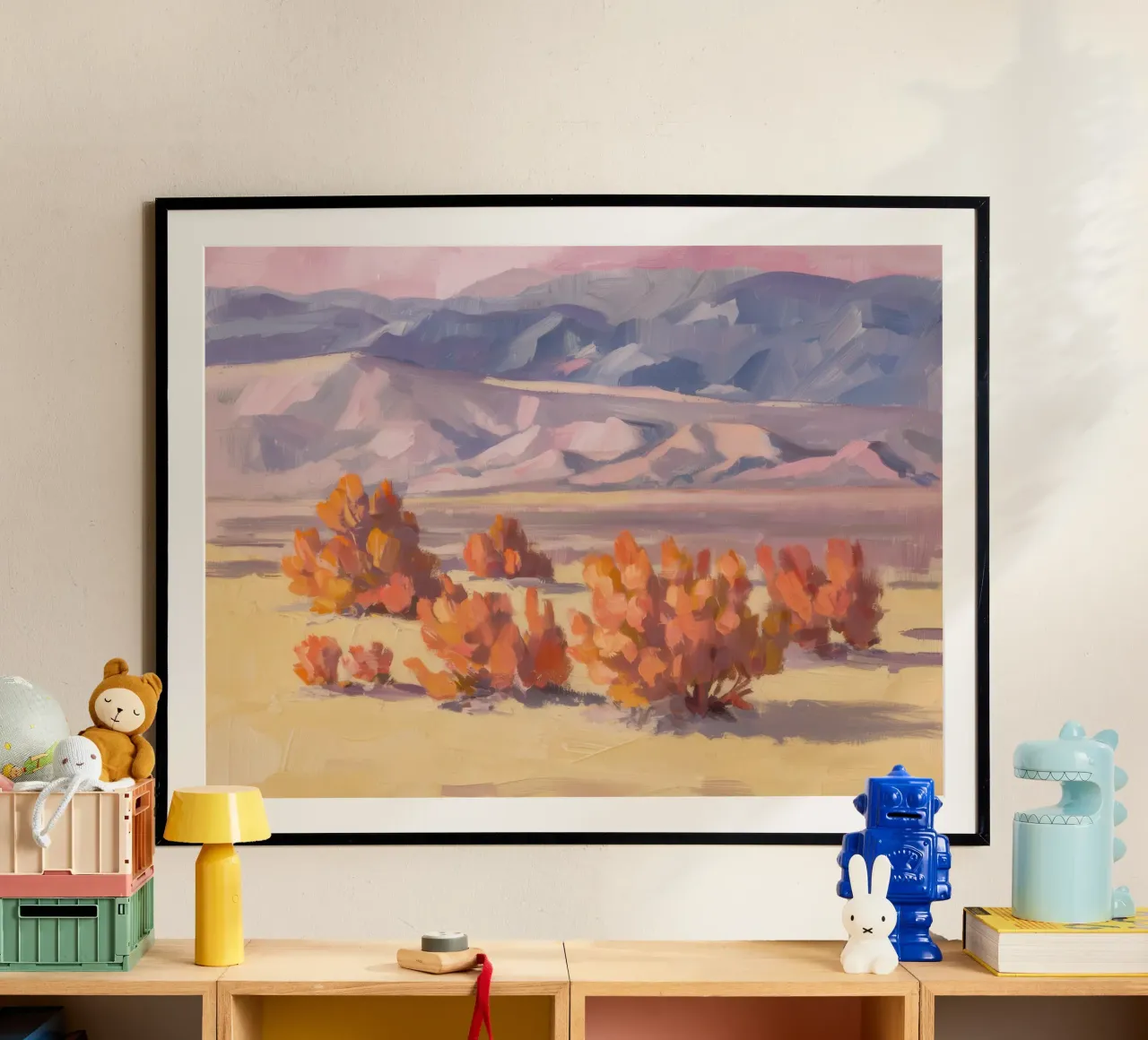Vue brumeuse du désert hahnemühle de Angkasa Mist