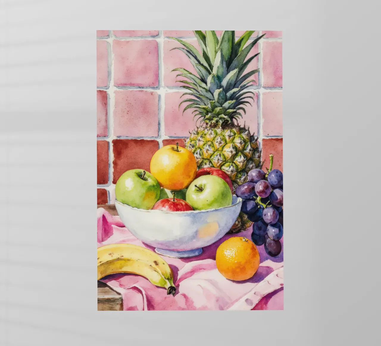 Ananas, mele, uva e agrumi pellicola backlit da Attaboy Dsgn