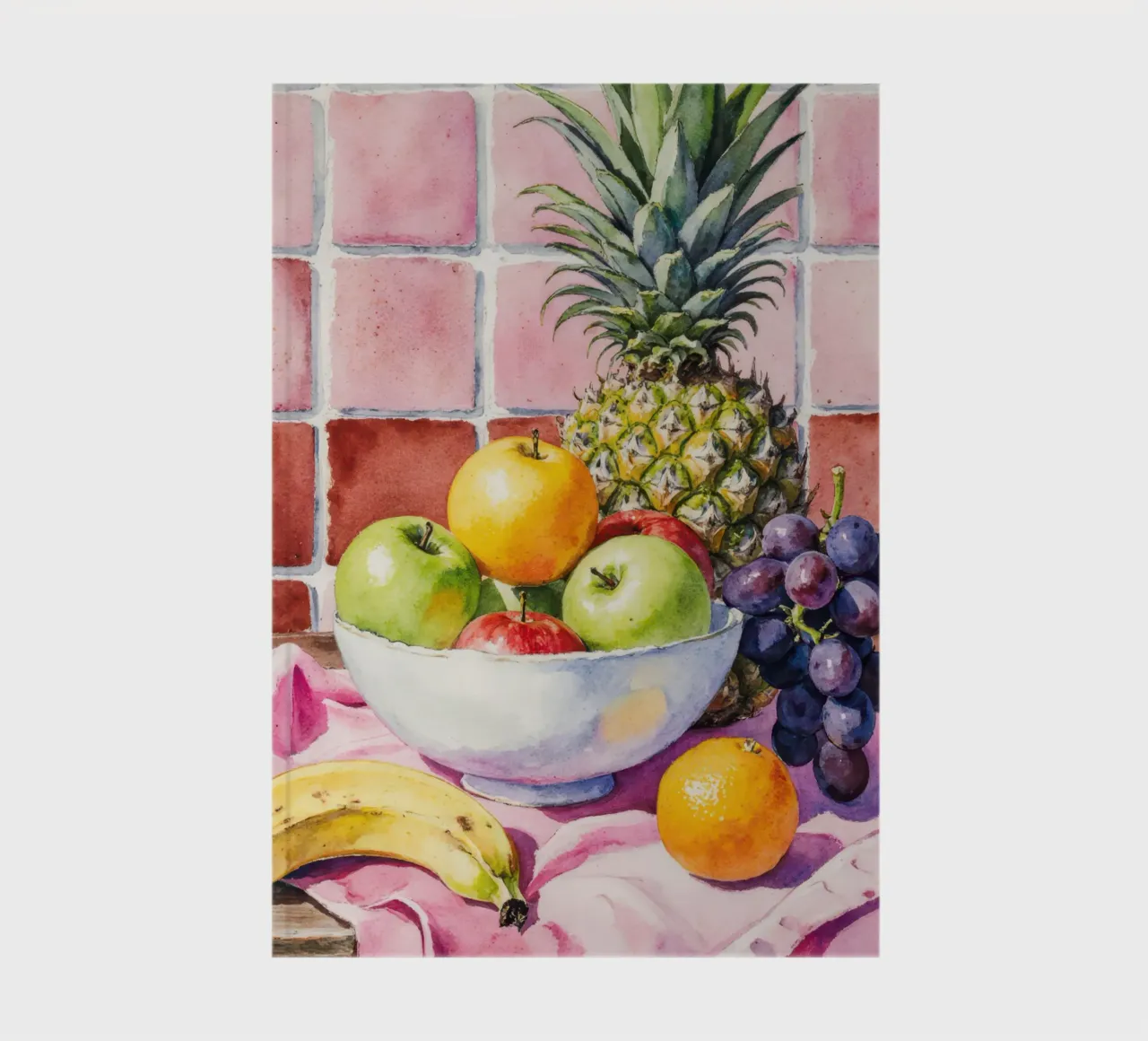 Ananas, mele, uva e agrumi diario da Attaboy Dsgn