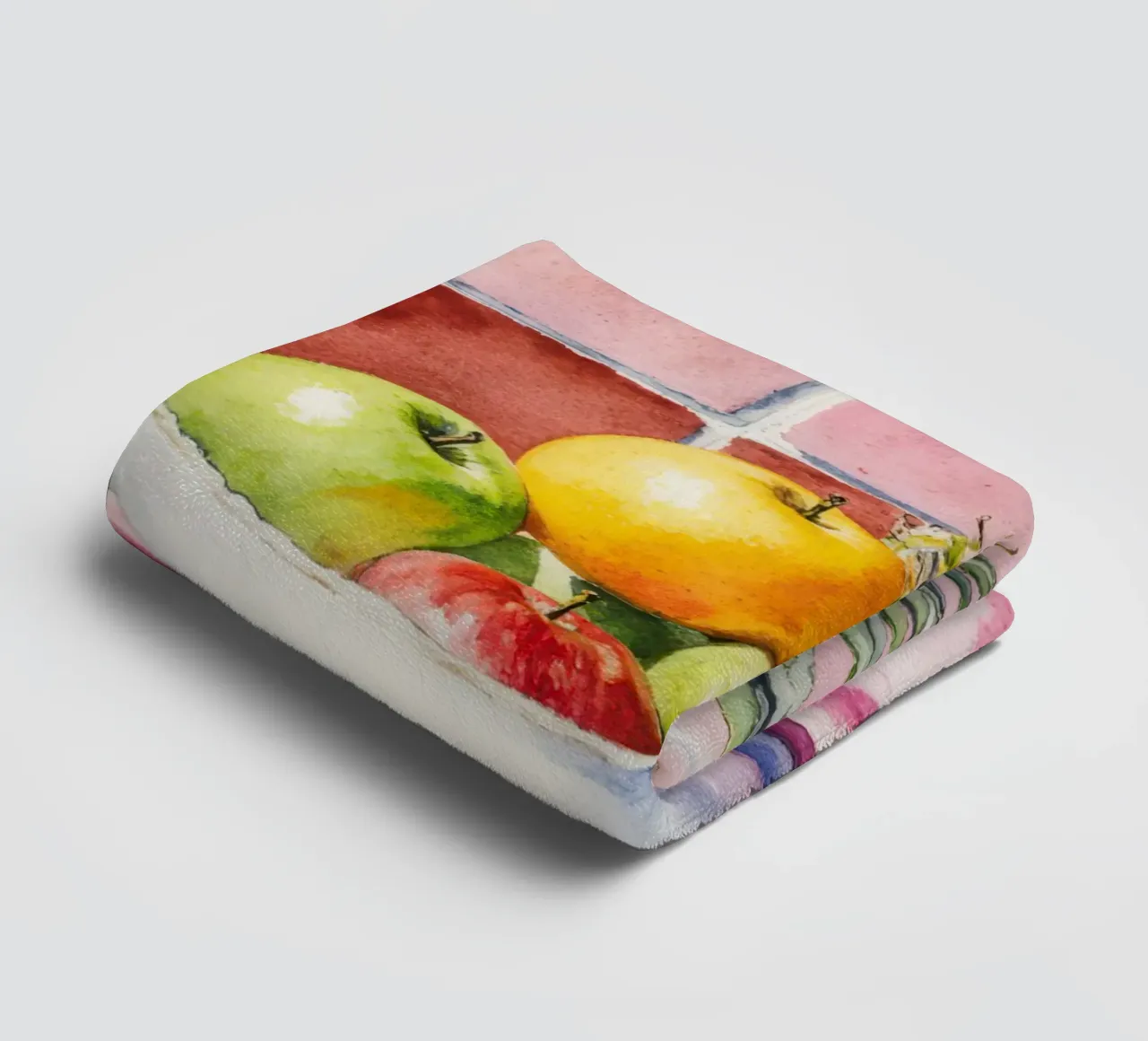 Ananas, mele, uva e agrumi asciugamano da bagno da Attaboy Dsgn
