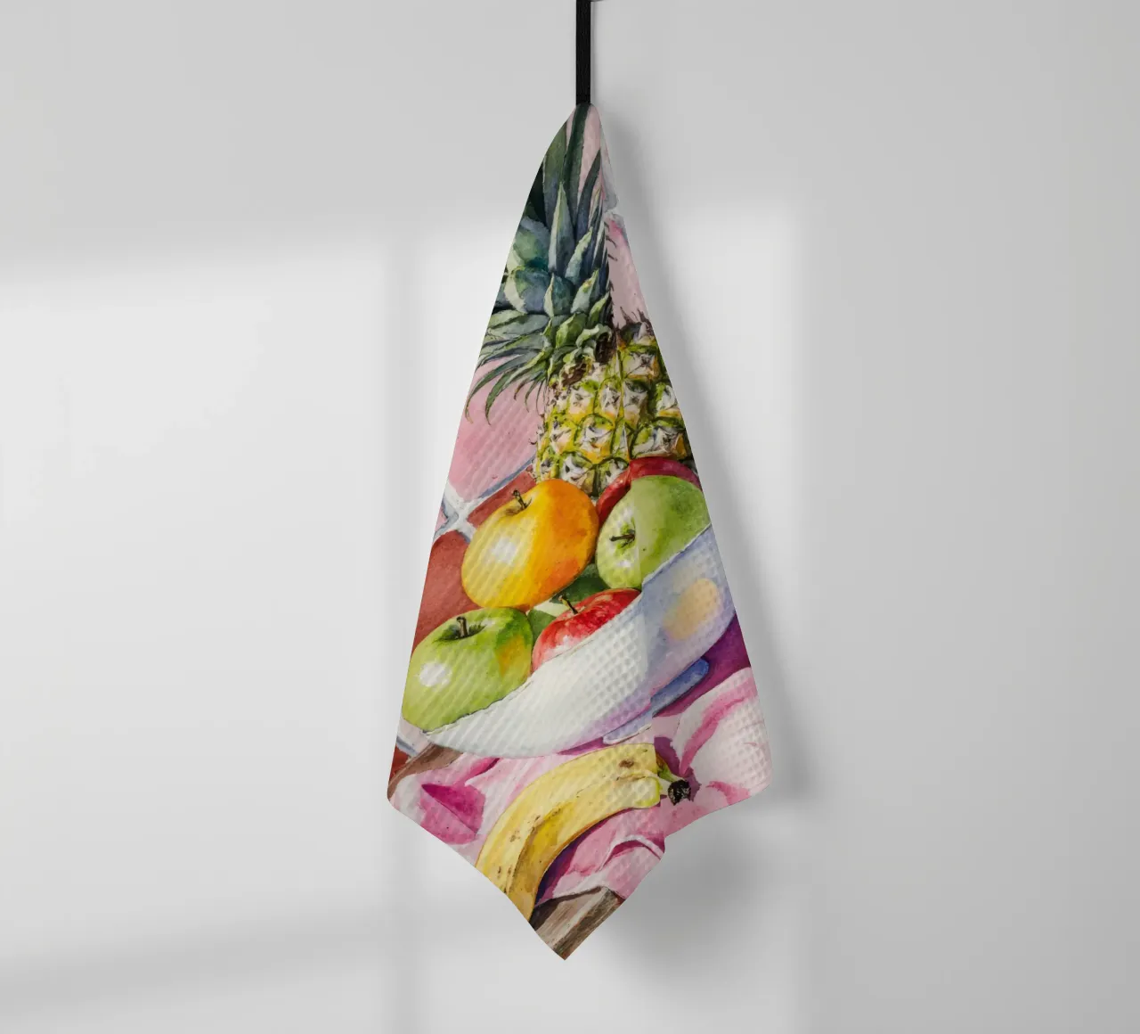 Ananas, mele, uva e agrumi canovaccio da cucina da Attaboy Dsgn