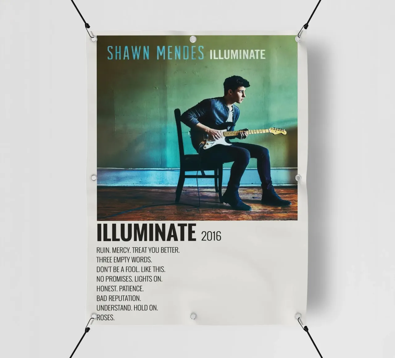 Shawn Mendes Illuminate telo in pvc da Raptor 771