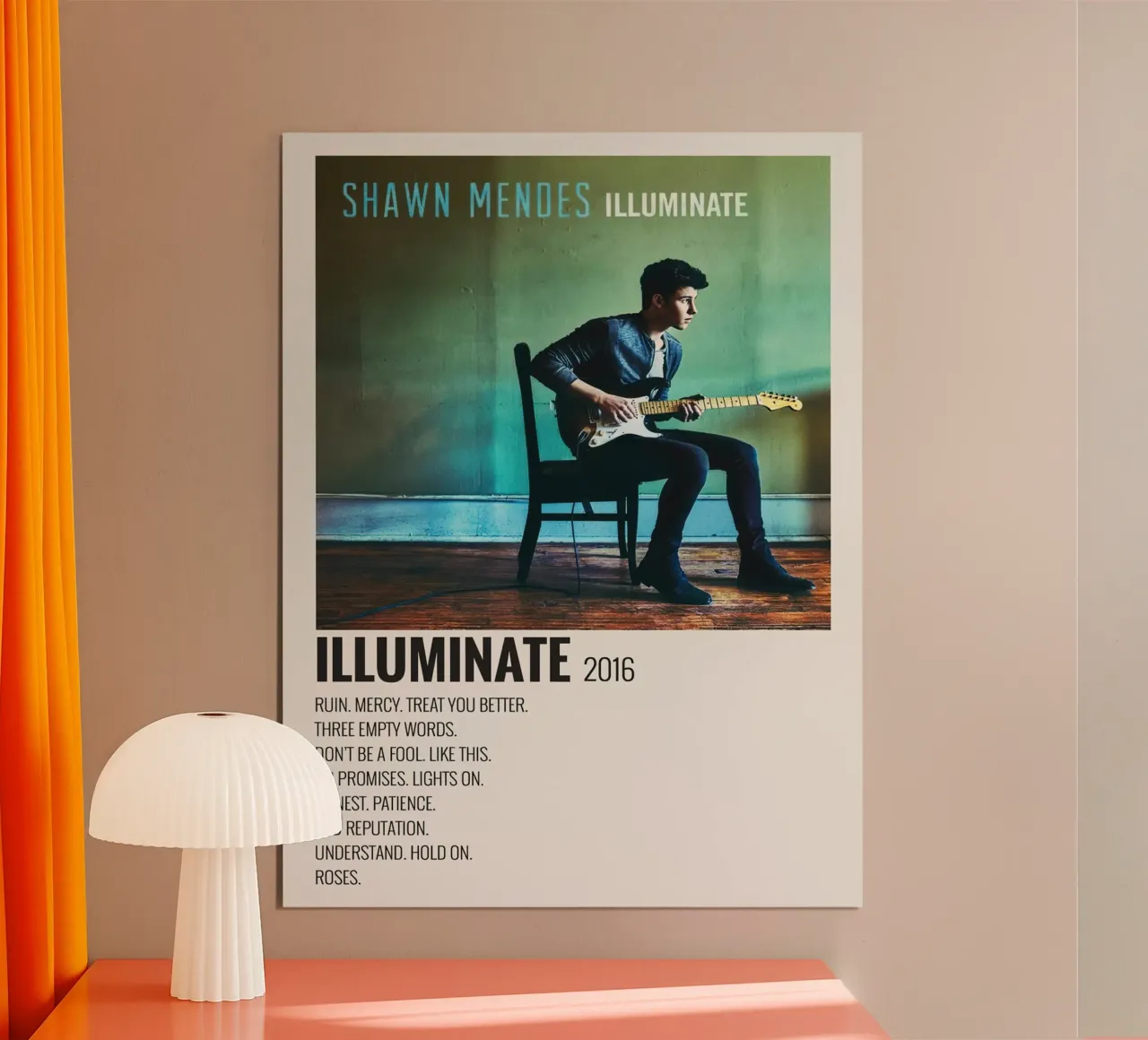 Shawn Mendes Illuminate carta hahnemühle da Raptor 771