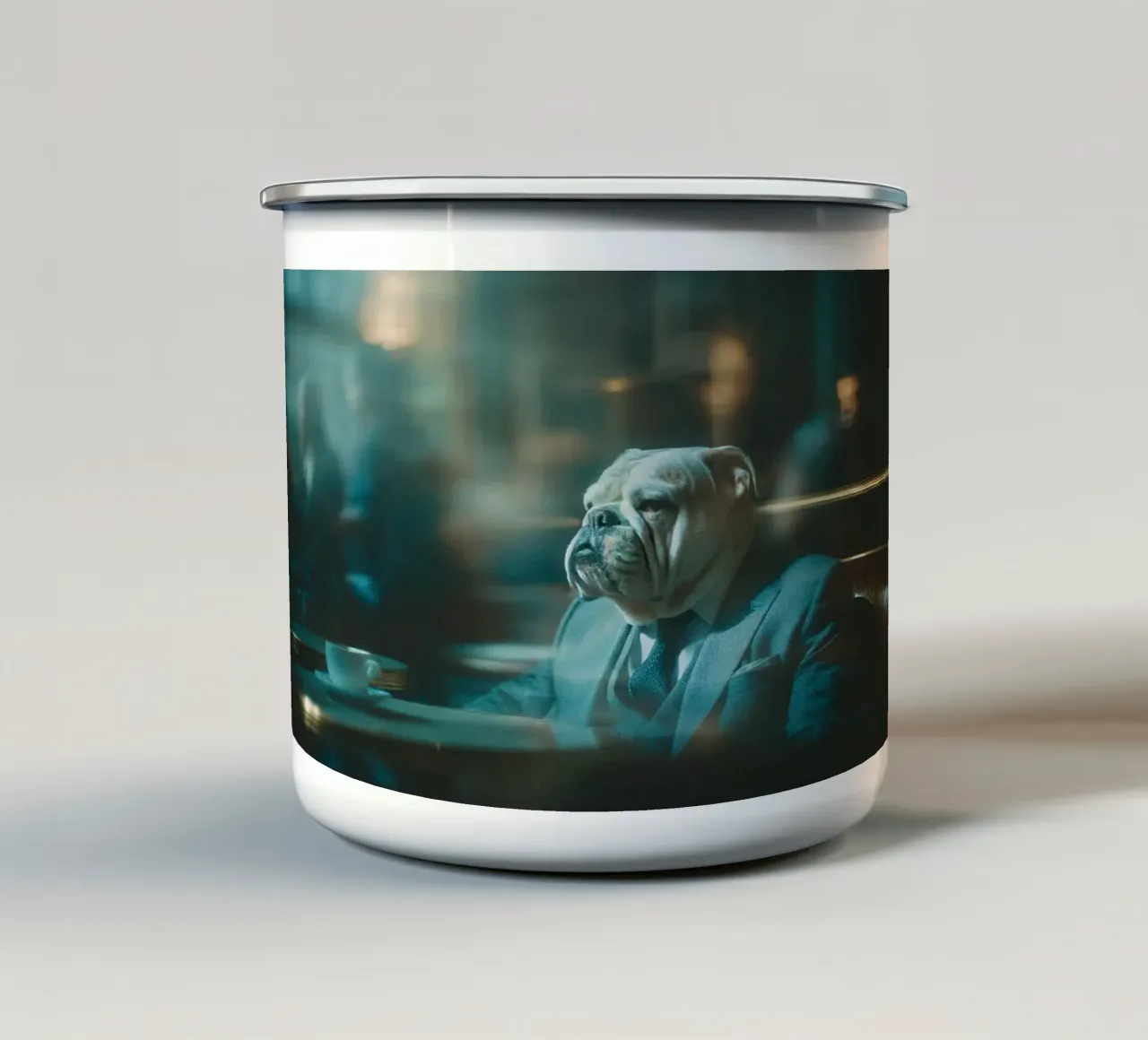 Giorgio tazza in smalto da Affiches Chien Originales – Dogland