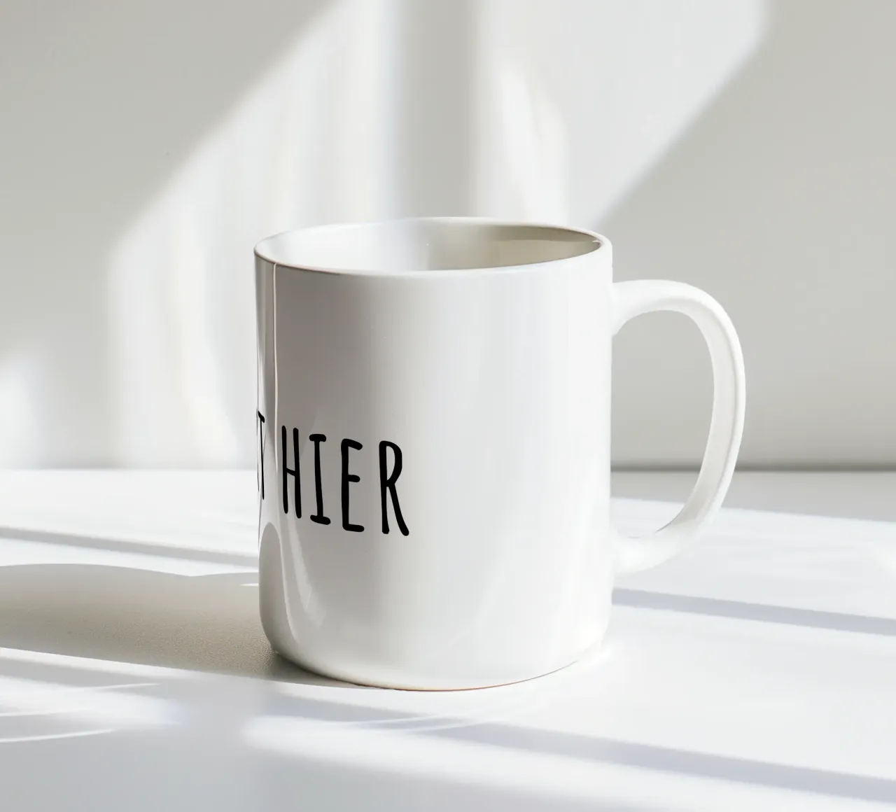 Il vostro testo qui, personalizzabile, customizzabile tazza in ceramica da RB-Quotes