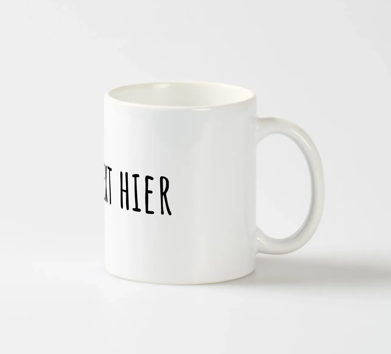 Il vostro testo qui, personalizzabile, customizzabile tazza in ceramica da RB-Quotes