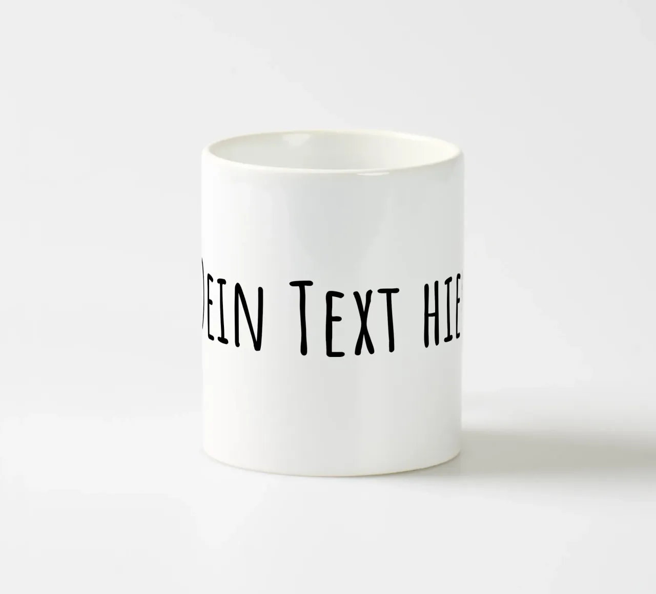 Il vostro testo qui, personalizzabile, customizzabile tazza in ceramica da RB-Quotes