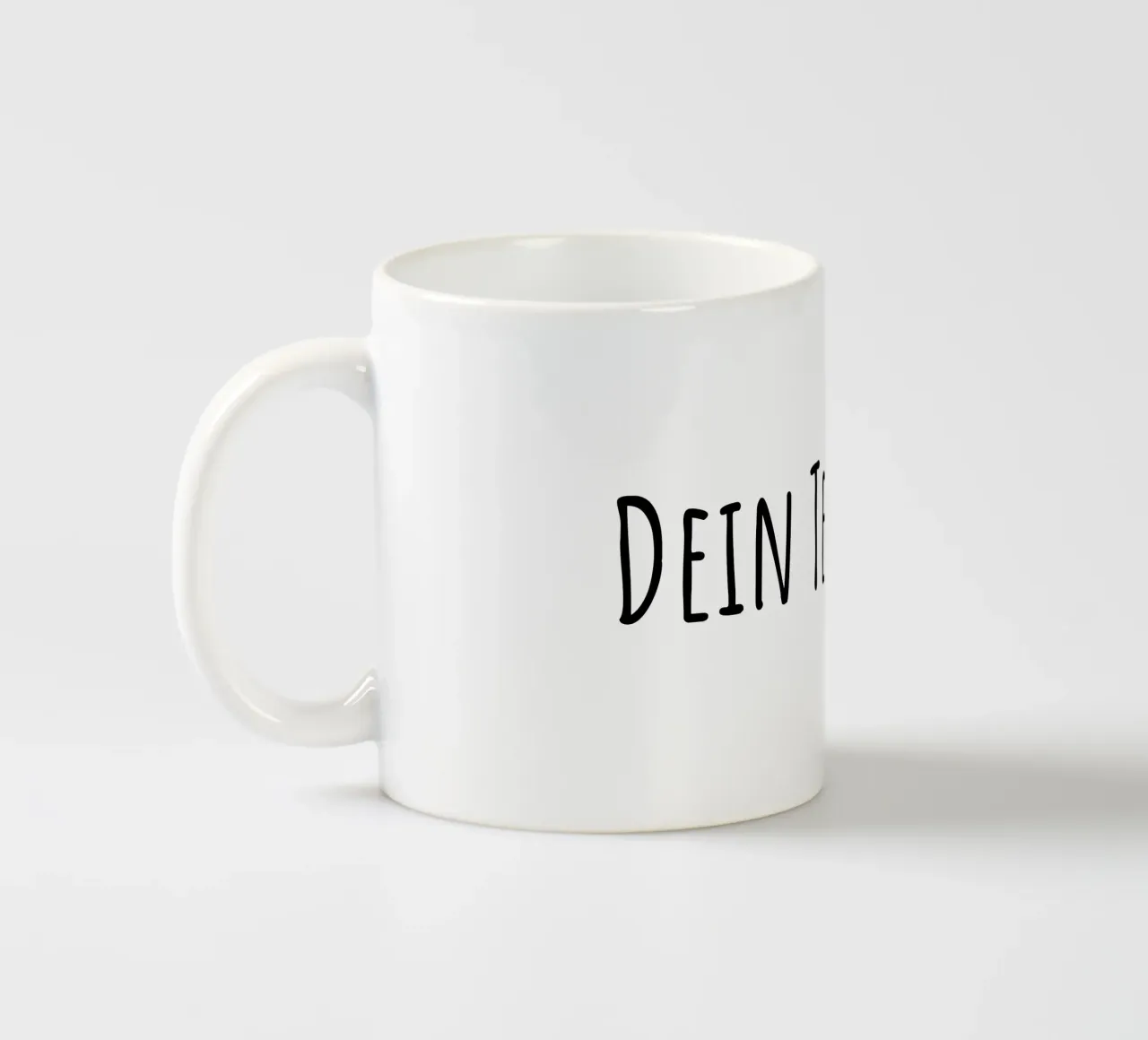 Il vostro testo qui, personalizzabile, customizzabile tazza in ceramica da RB-Quotes