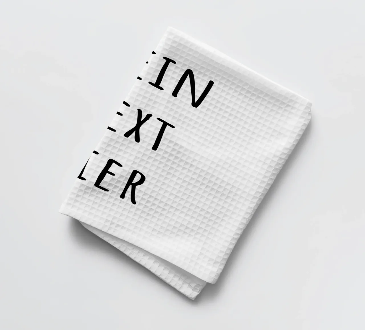 Dein Text hier, personalisierbar, anpassbar Geschirrtuch von RB-Quotes