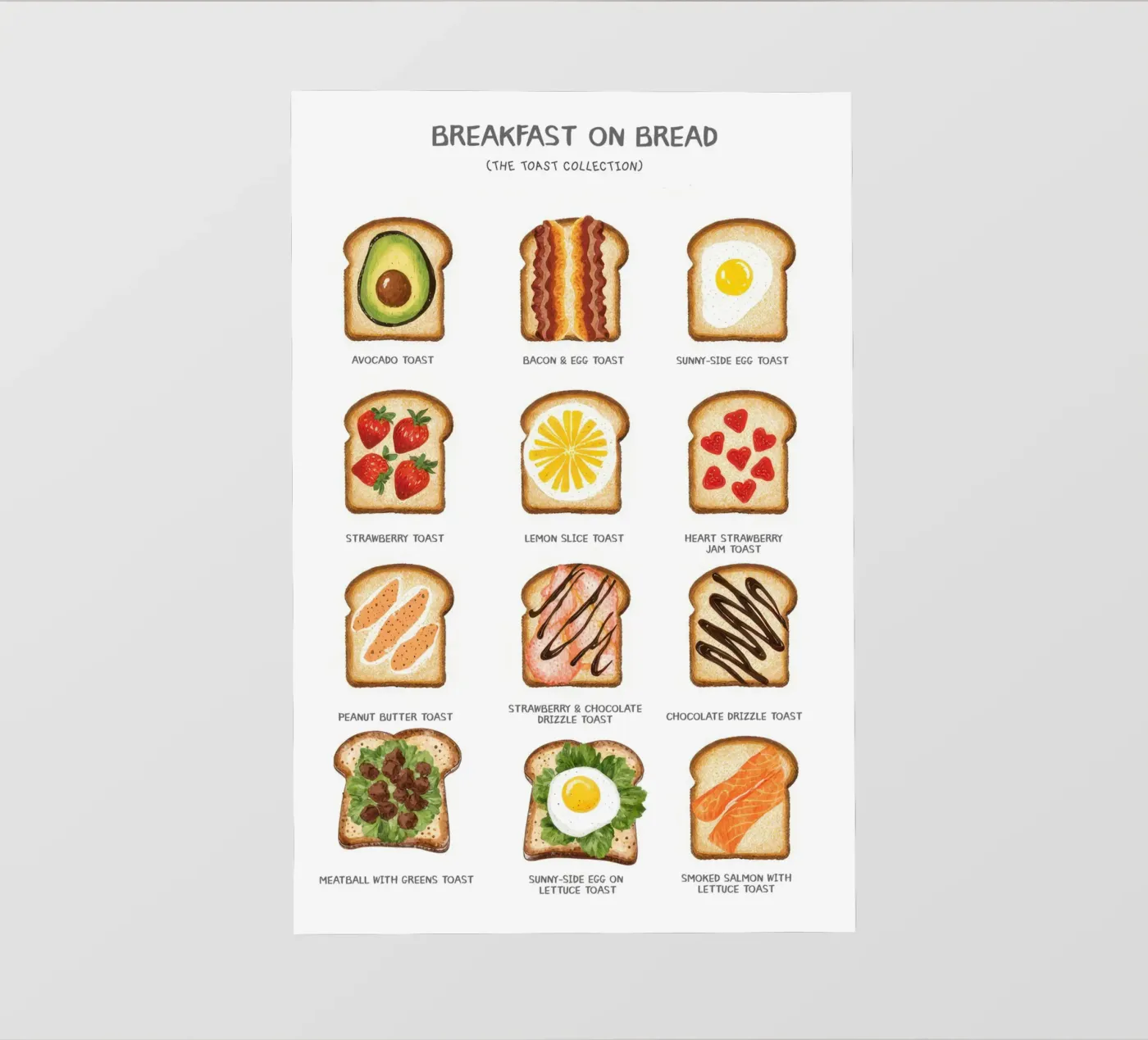 Breakfast on Bread pellicola backlit da Attaboy Dsgn