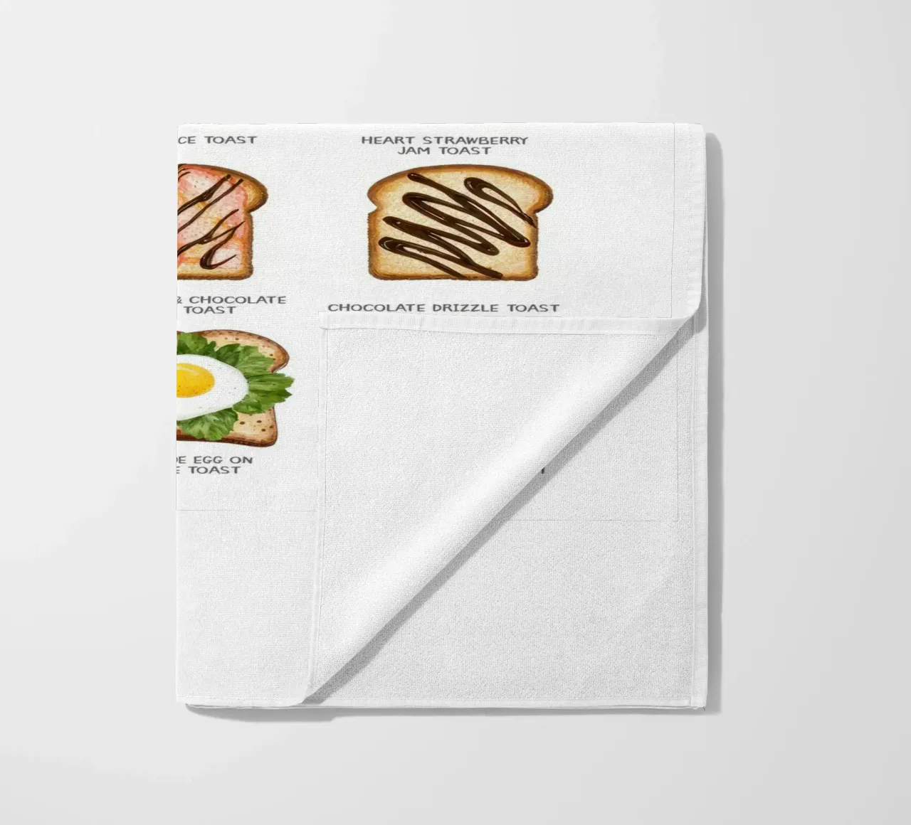 Breakfast on Bread telo mare da Attaboy Dsgn