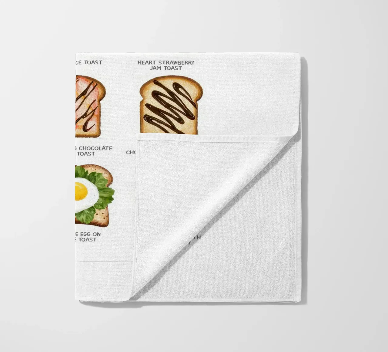 Breakfast on Bread telo mare da Attaboy Dsgn